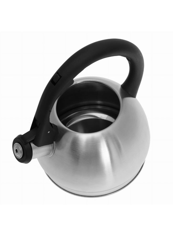 غلاية شاي معدنية عالية الجودة ستانلس ستيل 18/10 مقاومة للحرارة حتى 150 درجة مئوية، غلاية موقد صاخبة لصنع الشاي والمشروبات الساخنة بسرعة كبيرة، غلاية ماء 3.2 لتر بسعة كبيرة، تصميم آمن بيد عازلة للحرارة، سهلة الملء والتنظيف، مثالية للمطبخ والمكتب والسفر، مقاومة للصدأ، موقد كهربائي وغاز، موفرة للطاقة، مناسبة لجميع أنواع الموقد، أفضل خيار للشاي والقهوة والمياه الساخنة اليومية، تصميم عصري أنيق وعالي التحمل، هدية مثالية لمحبي الشاي والقهوة، غلاية عملية وآمنة للأطفال والكبار، أفضل اختيار للاستخدام المنزلي والفنادق والمطاعم، أداء فائق مع صفارة تنبيه عند الغليان. - Image 2